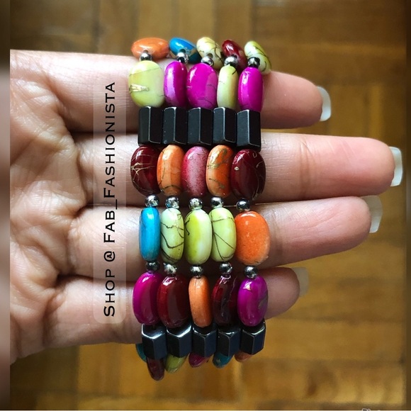 Multistrand colorful Magnetic Bracelet - Picture 5 of 10